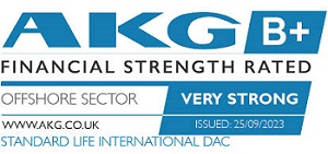 AKG B+ Financial Strength Rated logo